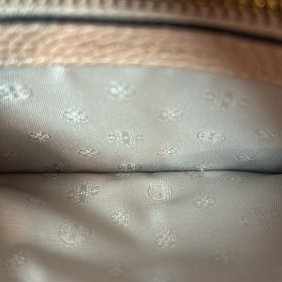 Tory Burch Blake Pebble Leather Colorblock Slim Envelope Wallet Snap Closure - Picture 6 of 9